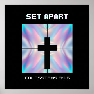 Poster Faith Accent Pillow - Christian Home Decor