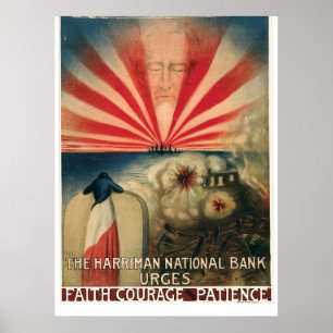Poster Faith Courage Patience