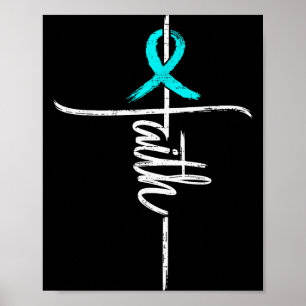 Poster Faith Cruz de conscientização sobre SOP Cristã Fit