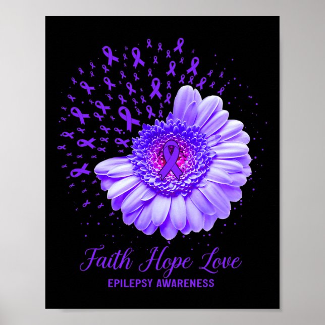 Poster Faith Hope ama a luta dos sobreviventes pela consc (Frente)