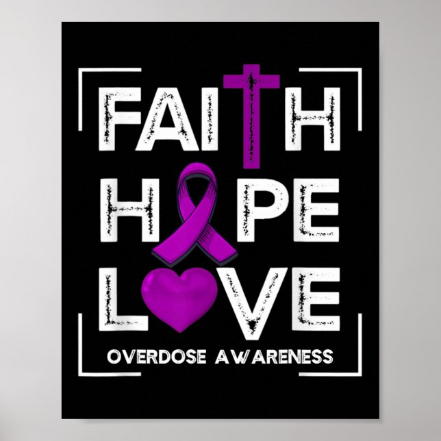 Poster Faith Hope ama as mulheres cristãs a conhecerem a  (Frente)