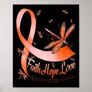 Poster Faith Hope ama o Dragão de Consciência do RSD CRPS