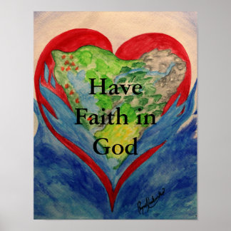Pôster Faith in God