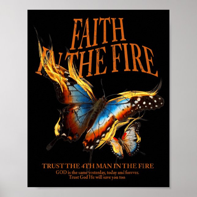 Poster Faith In The Fire  (Frente)