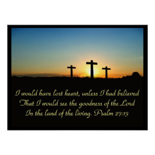 Pôster Faith Love Cross Prayer Christianity Destino da Pa