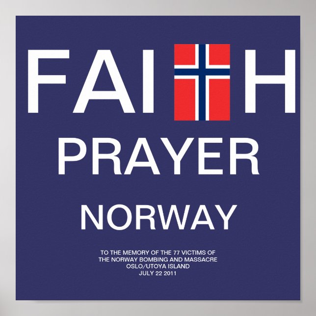 POSTER FAITH ORAR NORUEGA (Frente)