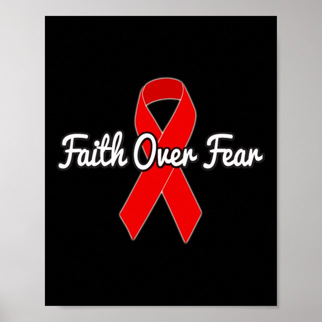 Poster Faith Over Fear  (Frente)