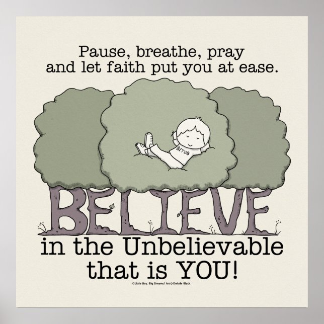 Poster Faith te colocou em paz (Frente)