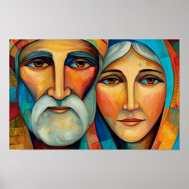 Poster Faithful Grandparents of Jesus (Frente)