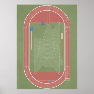 Poster Faixa de atletismo