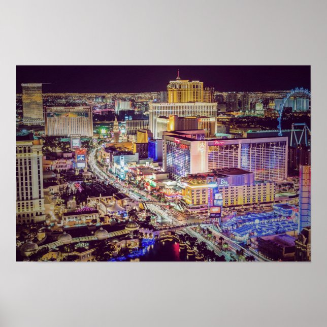 Poster Faixa de Las Vegas estilizada (Frente)