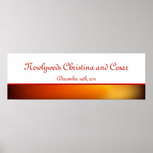 Poster Faixa personalizada de 22,5"x7,5" Lanterna marroqu