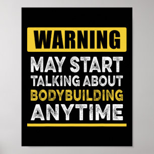 Poster Falando Sobre A Construção De Bodybuilding A Qualq