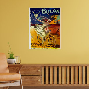 Poster Falcão A Companhia de Bicicletas Franco Americana