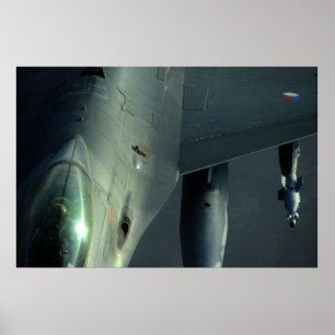 Poster Falcão F-16 de combate holandês