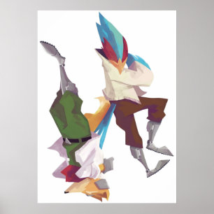 Poster Falco e Fox