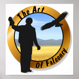 Poster Falconer Medallion Round