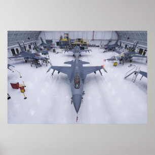 Poster Falcons F-16 de combate