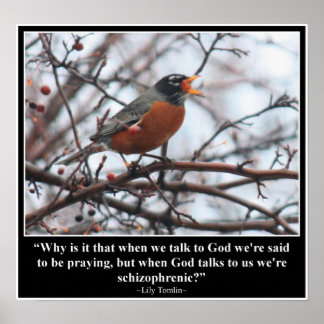 Poster Fale com Deus