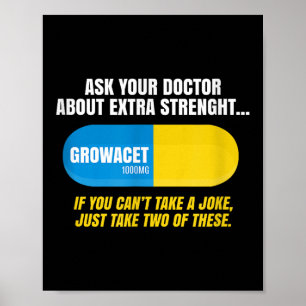 Poster Fale Com O Seu Médico Sobre O Fundo De Crescimento
