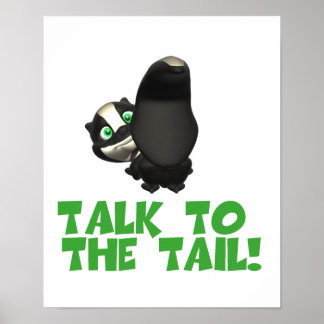 Poster Fale com o tronco da cauda