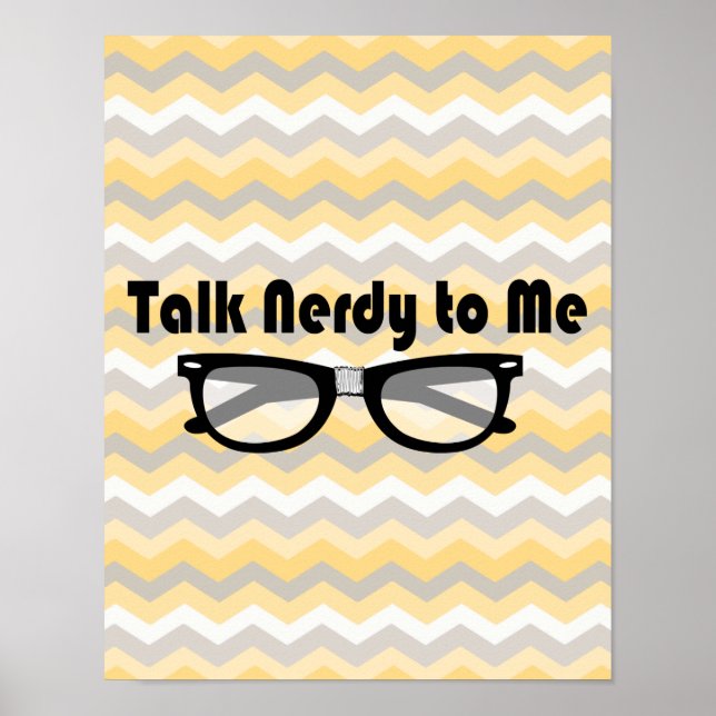 Poster Fale Comigo Com Nerdy (Frente)