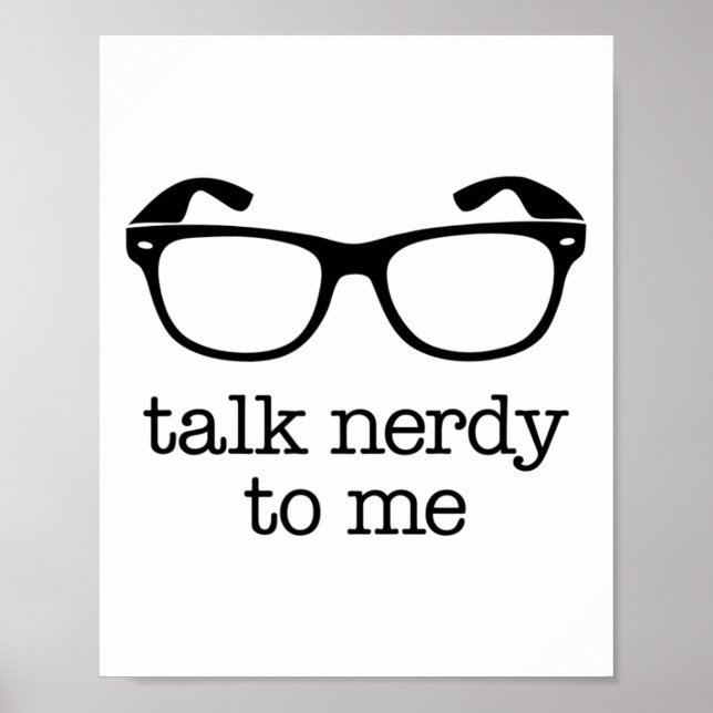 Poster Fale Comigo Com Nerdy (Frente)