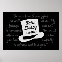 Poster Fale comigo Darcy II