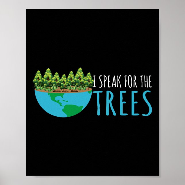 Poster Fale Para Os Ativistas Ambientais Da Terra (Frente)