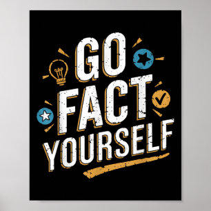 Poster Fale-Se Engraçado Cite Protesto Slogan Sciences