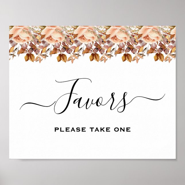 Poster Fall Autumn Deixa Casamento Russo de Boho (Frente)