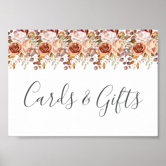 Poster Fall Autumn Deixa Casamento Russo de Boho (Frente)