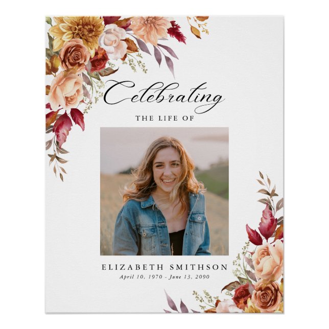 Pôster Fall Autumn Program Photo Order (Frente)