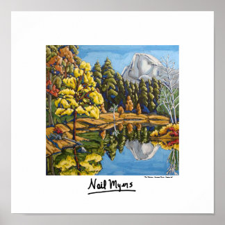 Poster "Fall Colors, Merced River, Yosemite"