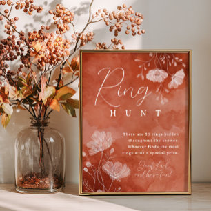 Poster Fall in Love Ring Hunt Sinal
