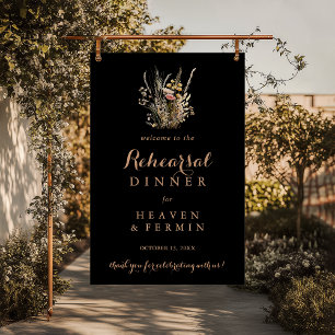 Poster Fall Meadow Wild Janto de Ensaios Florais Bem-vind