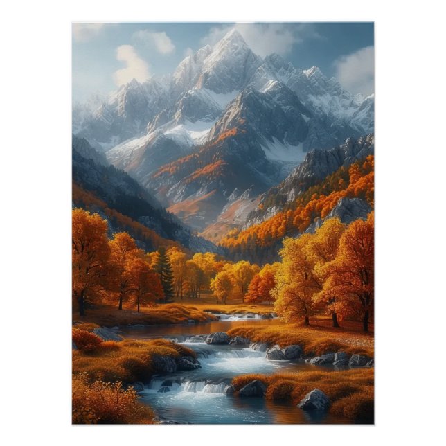 Pôster Fall Stream (Frente)