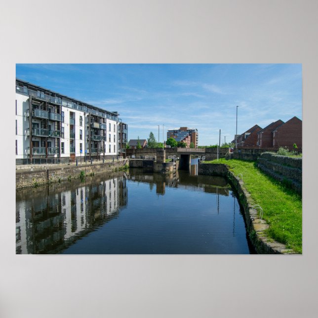 Poster Falla Ings Lock, Wakefield (Frente)