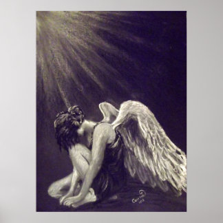 Pôster Fallen Angel - Rascunho 2