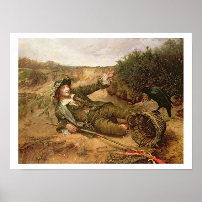 Pôster Fallen by the Wayside, 1886 (óleo na canvas) (Frente)