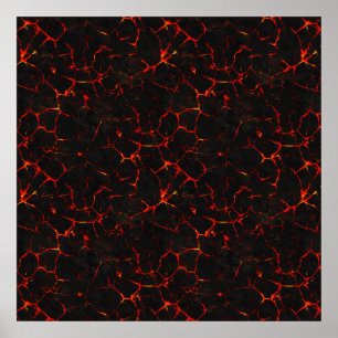 Poster Falln Hot Lava