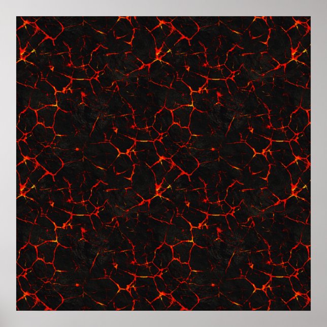 Poster Falln Hot Lava (Frente)