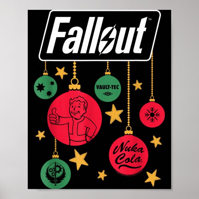 Poster Fallout Logo Christmas Ornaments Video Game  (Frente)