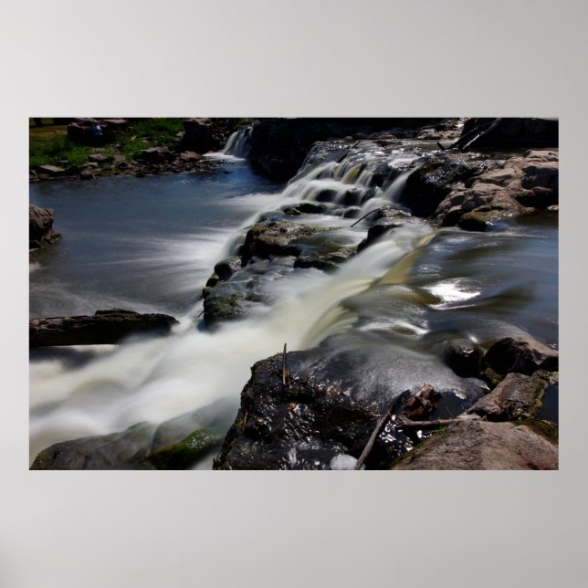 Poster Falls Park, Sioux Falls, Dakota do Sul (Frente)