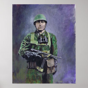 Pôster Fallschirmjäger (diabos verdes)
