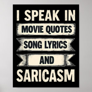 Poster Falo Em Filme Citando Música Letras & Sarcasmo