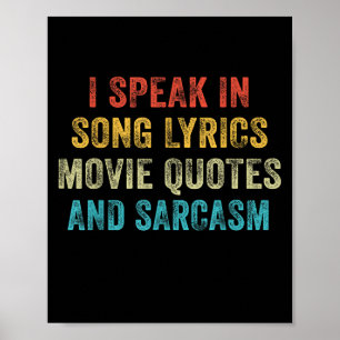 Poster Falo Em Filme Citando Música Letras E Sarcasmo Vi