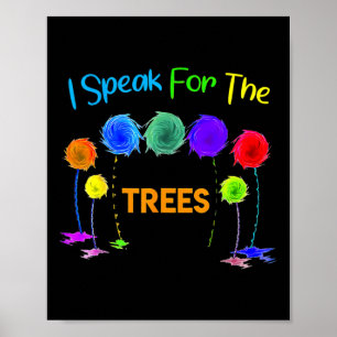 Poster Falo Por Árvores Dia da Terra Salvar A Inspiração