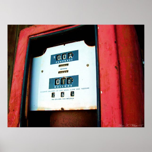 Pôster Falta O Preço Do Gás (Frente)