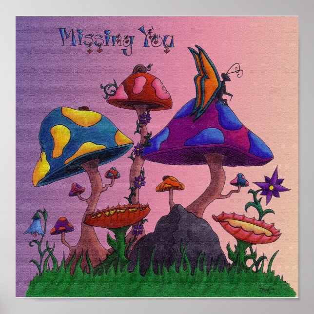 Pôster Faltando você (Frente)